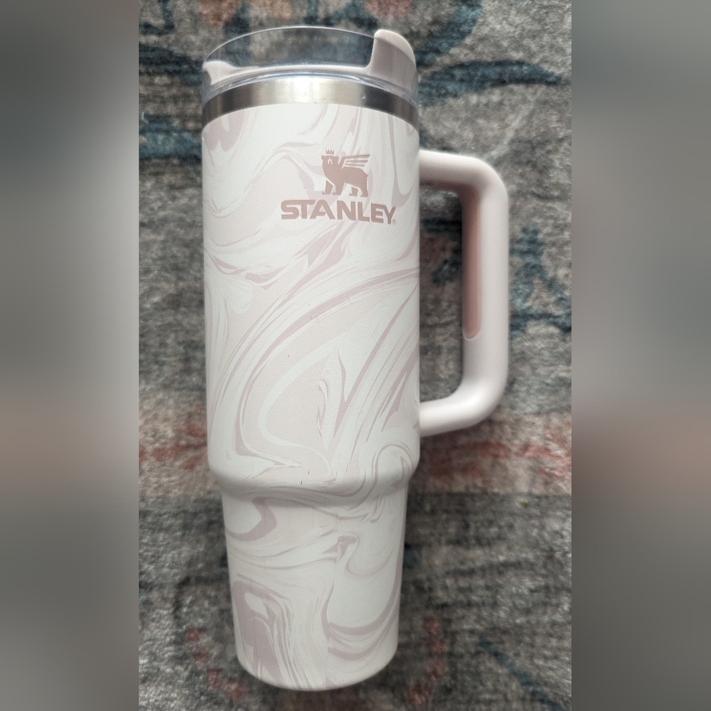 Stanley 30 ounce rose quartz swirl tumbler